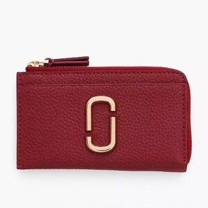 NWT Marc Jacobs Pebble J Marc Top Zip Multi Wallet Siren